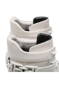 Bally Trapery Gioele Flat 6301558 Biały. Kolor: biały. Materiał: skóra