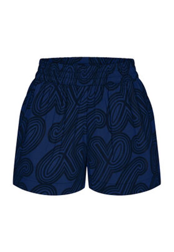 Triumph Szorty materiałowe Beach MyWear 10222167 Granatowy Regular Fit. Kolor: niebieski. Materiał: wiskoza
