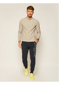 TOMMY HILFIGER - Tommy Hilfiger Spodnie dresowe Basic Branded MW0MW08388 Granatowy Regular Fit. Kolor: niebieski. Materiał: bawełna