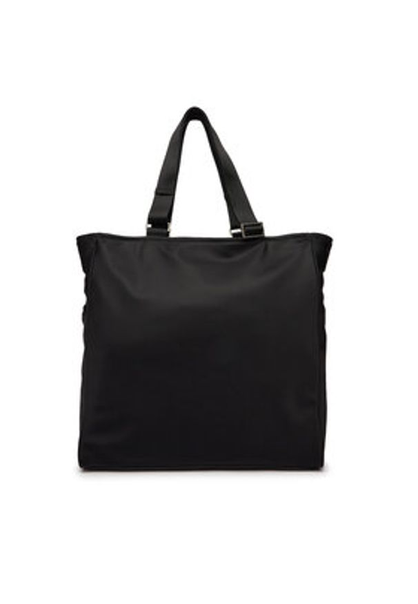 Calvin Klein Torba Sleek Pocket Tote LV04D3340G Czarny. Kolor: czarny. Materiał: materiał
