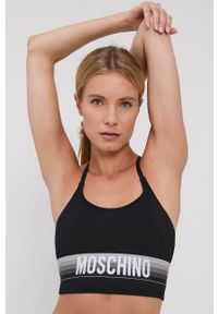 Moschino Underwear - Biustonosz. Kolor: czarny. Wzór: gładki