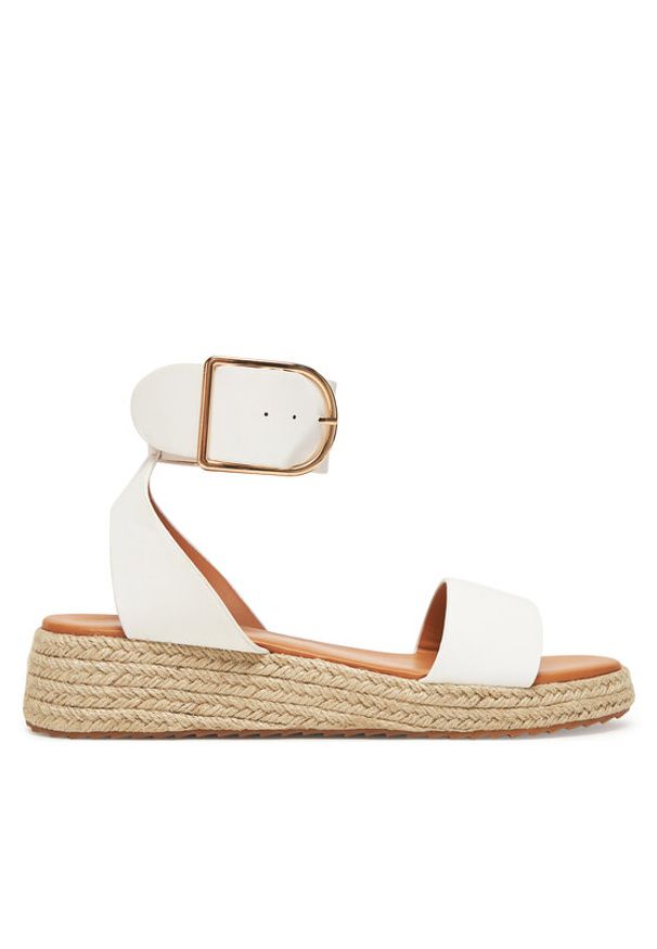 DeeZee Espadryle QS276-1 Biały. Kolor: biały. Materiał: materiał, syntetyk