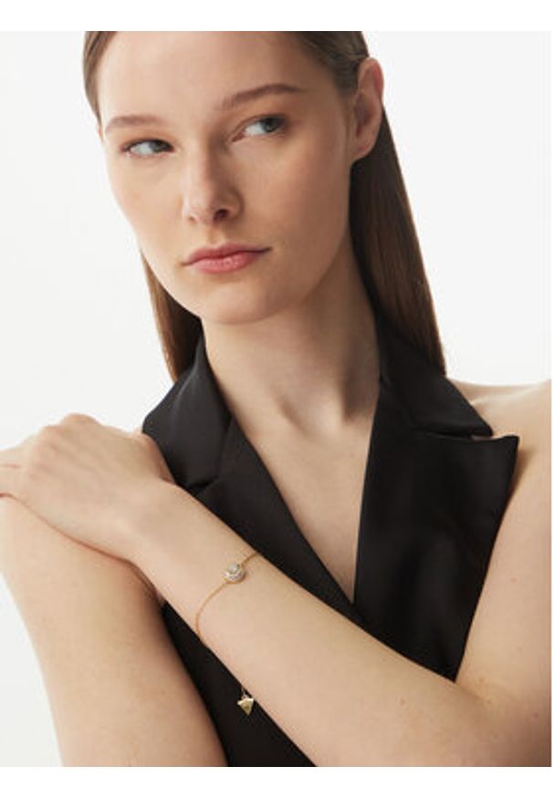 Guess Bransoletka JUBB05 555JW Złoty. Materiał: ze stali, metalowe, ze stali nierdzewnej. Kolor: złoty