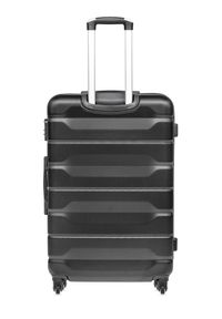 Ochnik - Komplet walizek na kółkach 19''/24''/28''. Kolor: czarny. Materiał: guma, poliester, materiał, kauczuk #8