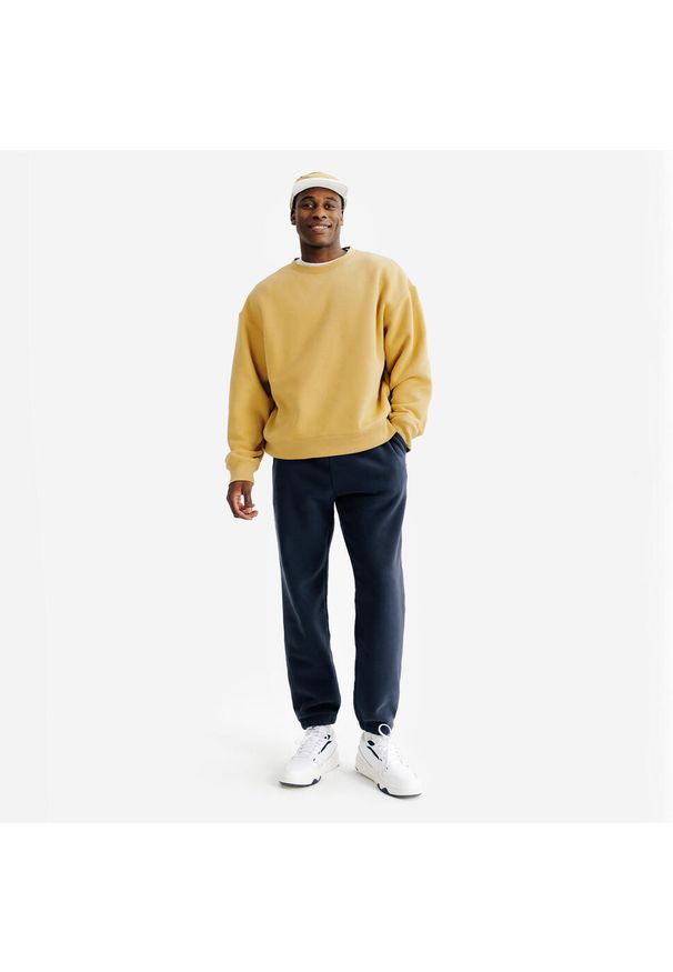 Decathlon - Spodnie męskie Elementals. Kolor: niebieski. Materiał: poliester, bawełna, materiał