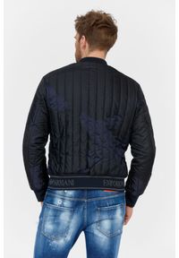 Emporio Armani - EMPORIO ARMANI Dwustronna kurtka męska w moro, Rozmiar 48. Kolor: czarny. Wzór: moro #4
