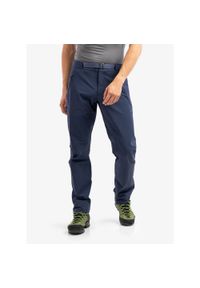 Spodnie softshell męskie Rab Incline AS Pants. Kolor: niebieski. Materiał: softshell. Sezon: lato. Sport: turystyka piesza