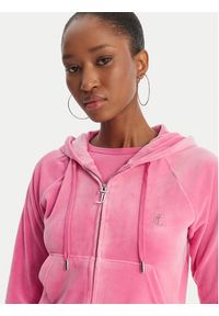 Juicy Couture Bluza Madison JCWAS126326 Różowy Slim Fit. Kolor: różowy. Materiał: syntetyk #5