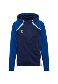 Damska kurtka z kapturem Hummel Lead 2.0. Typ kołnierza: kaptur. Kolor: niebieski. Materiał: dresówka #1