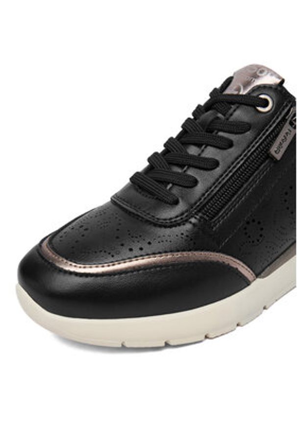 Go Soft Sneakersy CEO-HY8205-1 Czarny. Kolor: czarny. Materiał: skóra