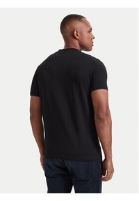 Karl Lagerfeld - KARL LAGERFELD T-Shirt 755032 564235 Czarny Regular Fit. Typ kołnierza: dekolt w karo. Kolor: czarny. Materiał: bawełna #4