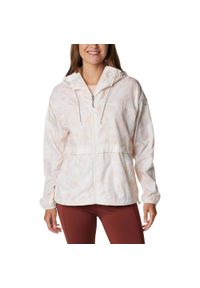 columbia - Damska wiatrówka Columbia Alpine Chill Windbreaker. Kolor: biały, wielokolorowy, beżowy. Materiał: poliester