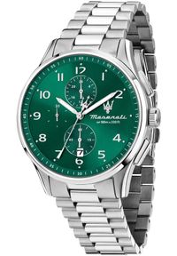 Zegarek Maserati Zegarek Męski Maserati Sorpasso R8873624006 Chronograph Steel Green Dial #1