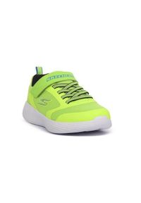 skechers - Buty do chodzenia dla dzieci Skechers Lmbk Go Run. Kolor: zielony. Materiał: materiał, syntetyk. Szerokość cholewki: normalna. Sport: turystyka piesza, bieganie