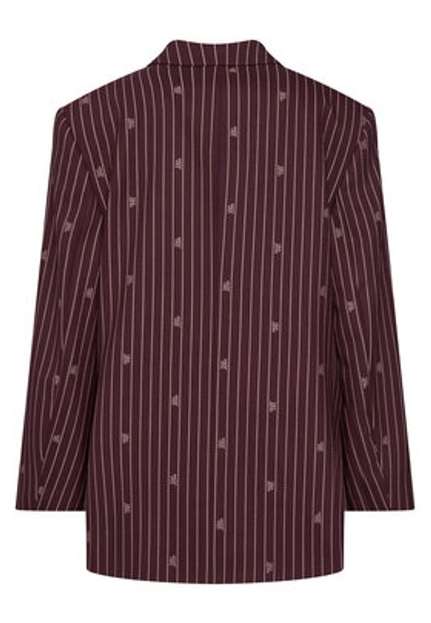 Hugo - HUGO Marynarka Antegi 50554428 Bordowy Relaxed Fit. Kolor: czerwony. Materiał: syntetyk