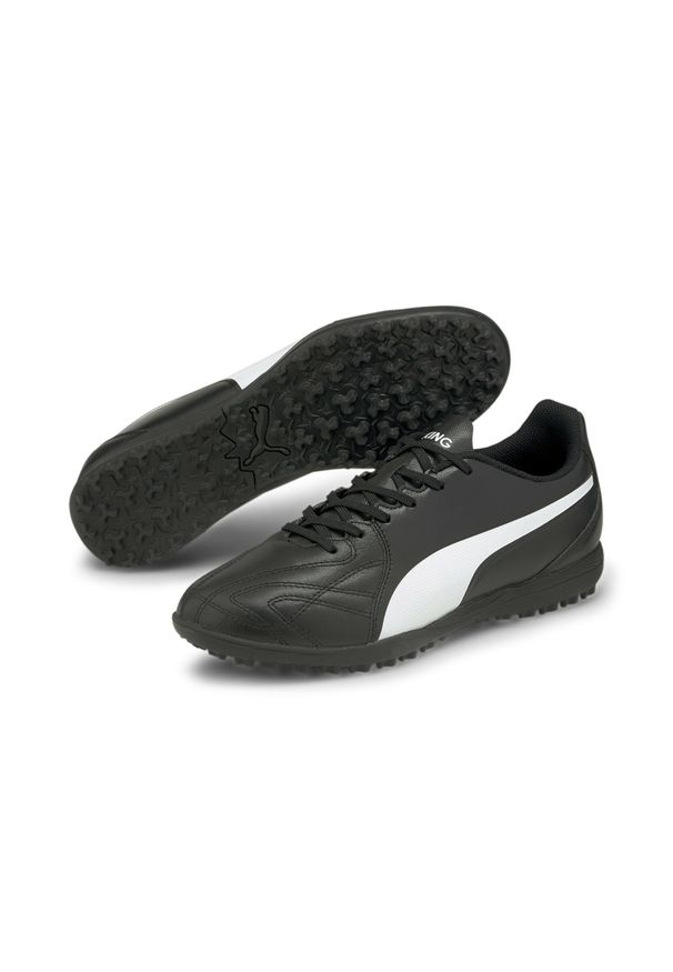 Buty piłkarskie Puma King Hero 21 TT (Astro Turf). Kolor: czarny, biały, wielokolorowy. Sport: piłka nożna
