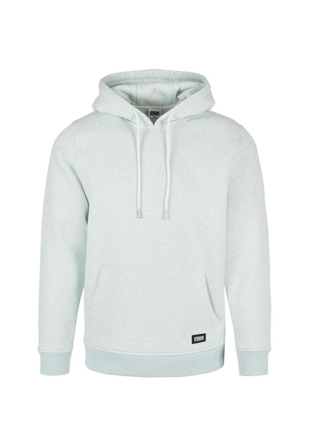 Bluza z kapturem Urban Classics basic melange. Typ kołnierza: kaptur. Kolor: niebieski. Materiał: tkanina