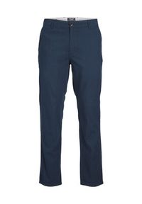 Jack & Jones - Jack&Jones Spodnie materiałowe Tollie 12229227 Granatowy Regular Fit. Kolor: niebieski. Materiał: bawełna
