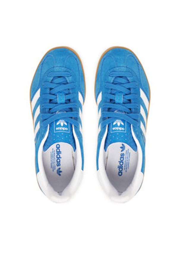 Adidas - adidas Sneakersy Gazelle Indoor JS3802 Niebieski. Kolor: niebieski. Materiał: zamsz, skóra. Model: Adidas Gazelle