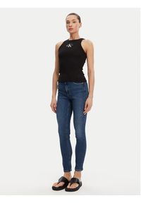 Calvin Klein Jeans Top Monologo J20J225301 Czarny Slim Fit. Kolor: czarny. Materiał: bawełna #2