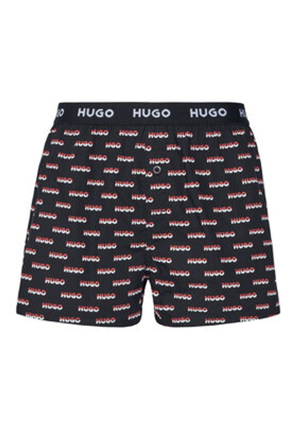 Hugo - HUGO Komplet 3 par bokserek 50532565 Czarny. Kolor: czarny. Materiał: bawełna