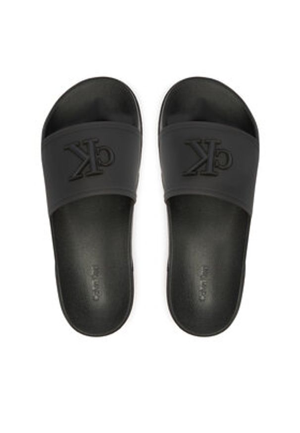 Calvin Klein Klapki Ess Slide Tpu HW0HW02959 Czarny. Kolor: czarny. Materiał: syntetyk