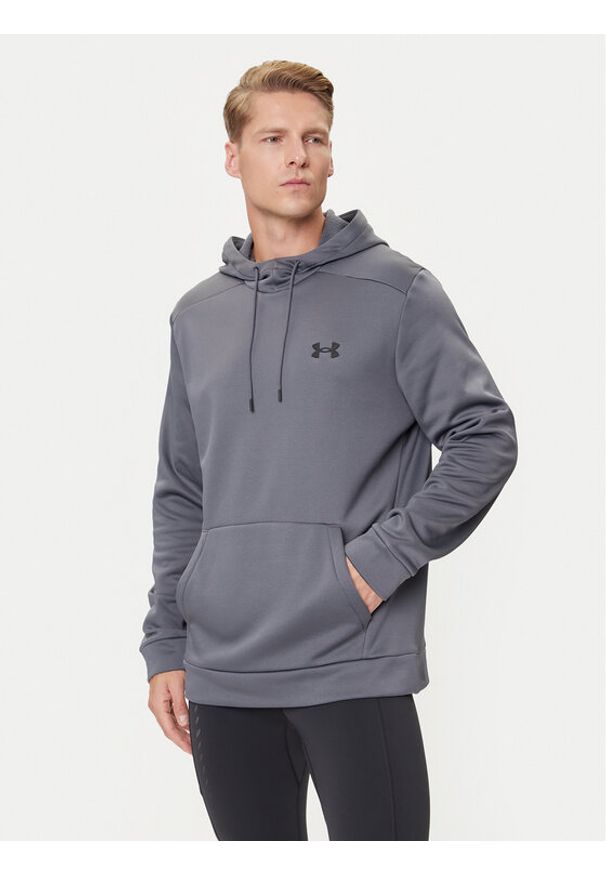 Under Armour Bluza UA Armour Fleece 1373353 Szary Regular Fit. Kolor: szary. Materiał: syntetyk