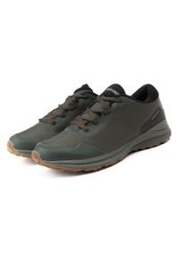 Hi-tec - Męskie Wodoodporne Buty Do Chodzenia Benard. Kolor: zielony. Sport: turystyka piesza