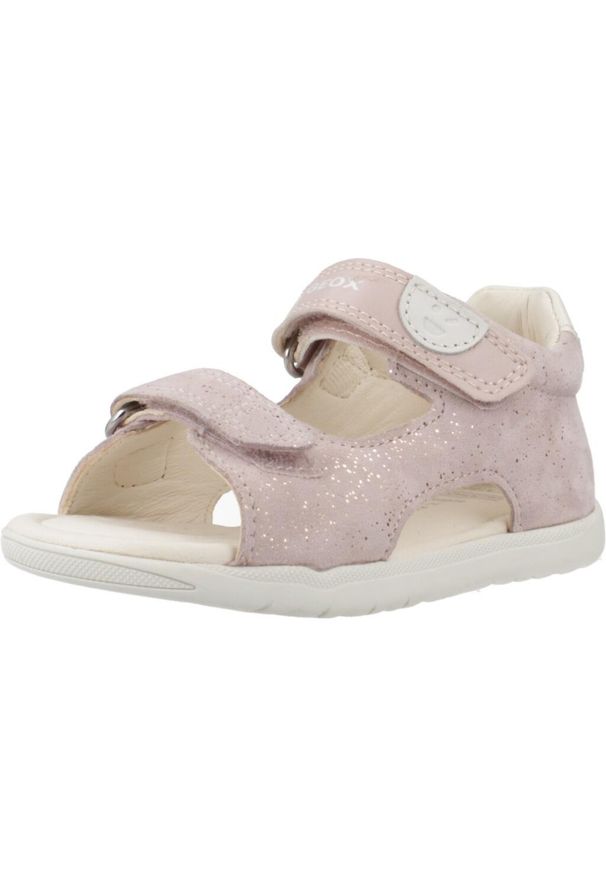 Sandały Geox Model B Sandal Macchia Gir Kolor Rose. Kolor: różowy. Materiał: skóra