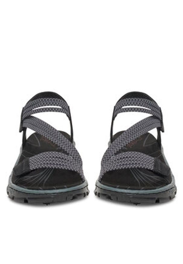 Rieker Sandały 68871-00 Czarny. Kolor: czarny. Materiał: syntetyk, materiał