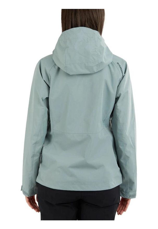 FUNDANGO - Płaszcz przeciwdeszczowy damski Fundango Piora Waterproof. Kolor: zielony. Materiał: poliester