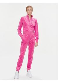 Guess Bluza V3BQ22 KBXI2 Różowy Regular Fit. Kolor: różowy. Materiał: syntetyk