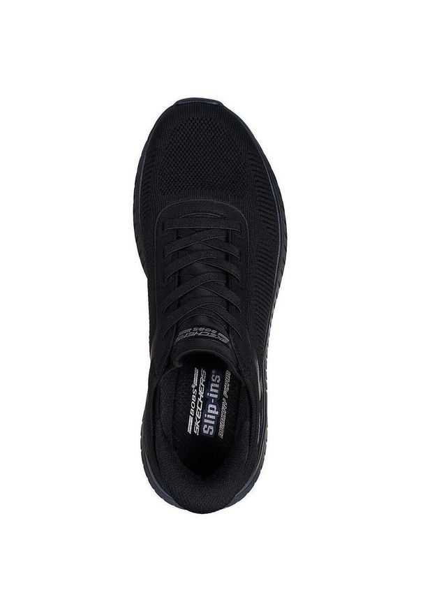 skechers - Adidasy Skechers Bob Squad Chaos - Solid Step, Mężczyźni. Kolor: czarny. Materiał: materiał. Sport: fitness