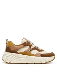 Sneakersy Geox. Kolor: brązowy