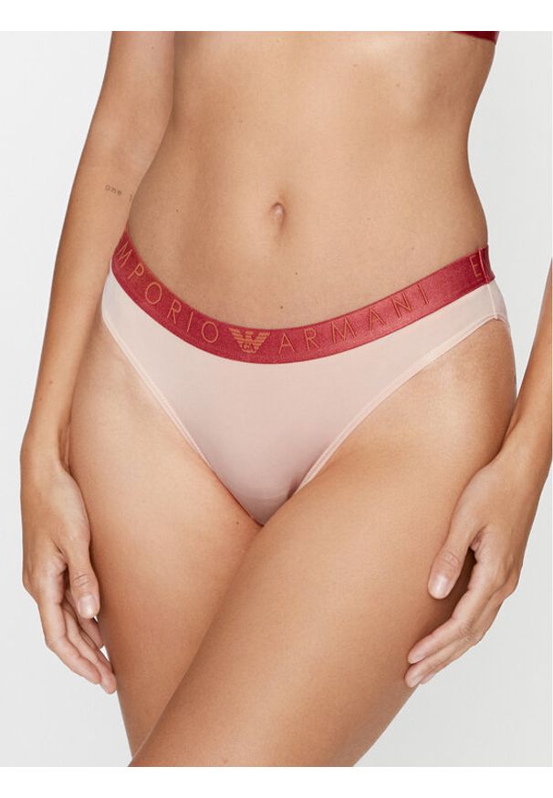 Emporio Armani Underwear Figi 162525 3F235 03050 Beżowy. Kolor: beżowy. Materiał: bawełna, syntetyk