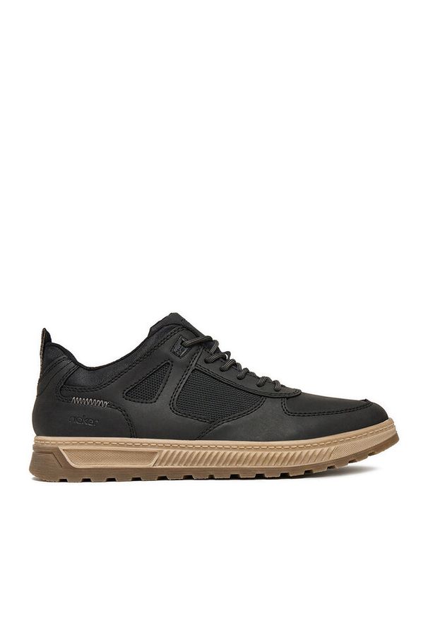 Sneakersy Rieker. Kolor: czarny