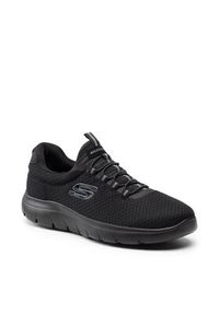 skechers - Skechers Sneakersy Summits 52811/BBK Czarny. Kolor: czarny. Materiał: materiał #3