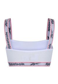 Reebok - Biustonosz Sportowy Damski Krystal. Kolor: biały. Styl: sportowy