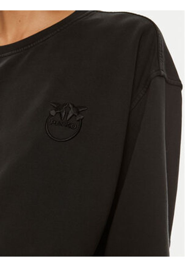 Pinko Bluza Setup 101831 A21P Czarny Relaxed Fit. Kolor: czarny. Materiał: bawełna