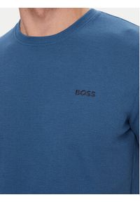 BOSS T-Shirt Waffle 50535892 Niebieski Regular Fit. Kolor: niebieski. Materiał: bawełna #2