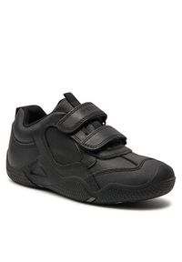 Geox Sneakersy J Wader A J8430A 043BC C9999 S Czarny. Kolor: czarny. Materiał: skóra #6