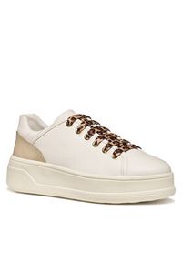 Geox Sneakersy D Spherica Ecub-2 D56WVD 0BCBN C1327 Biały. Kolor: biały. Materiał: skóra #5