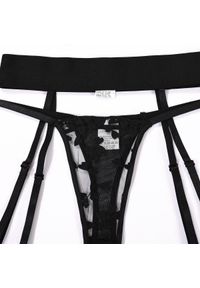 Intica - Komplet bielizny koronkowy z kokardkami Walentina. Kolor: niebieski. Materiał: koronka. Wzór: koronka #11