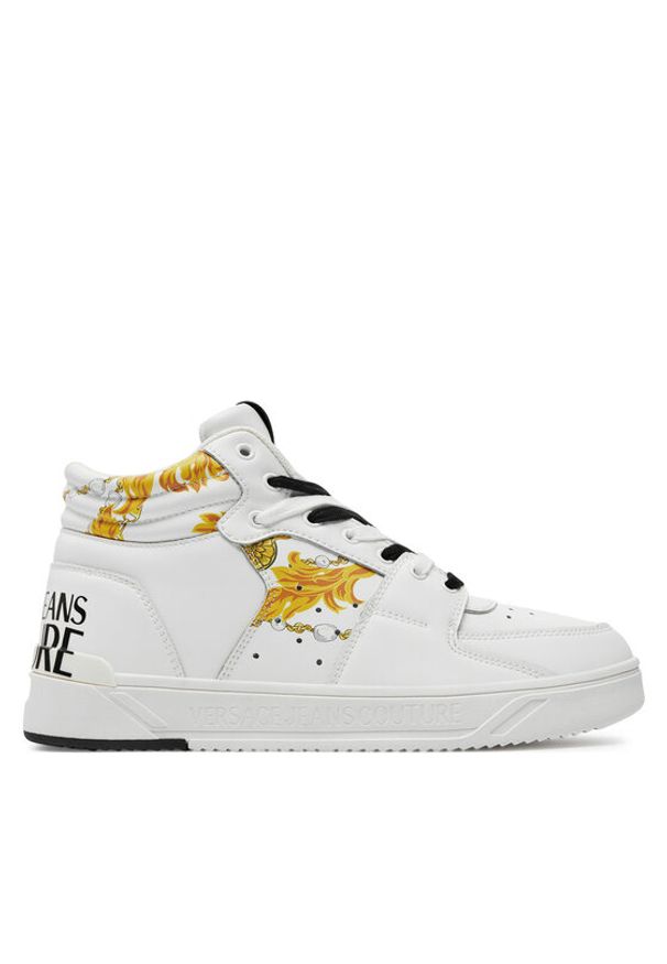 Versace Jeans Couture Sneakersy 77YA3SJ7 Biały. Kolor: biały. Materiał: skóra