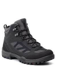 ecco - ECCO Trekkingi Xpedition III W GORE-TEX 81127351526 Czarny. Kolor: czarny. Materiał: nubuk, skóra