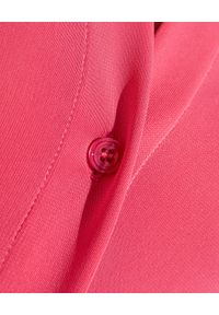 THE ANDAMANE ITALY - Różowa sukienka mini Ginevra. Kolor: różowy, wielokolorowy, fioletowy. Materiał: materiał. Długość rękawa: długi rękaw. Typ sukienki: dopasowane. Długość: mini #4