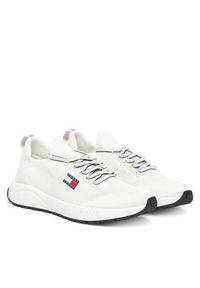 Tommy Jeans Sneakersy Tjm Runner Knitted EM0EM01580 Écru. Materiał: materiał #3