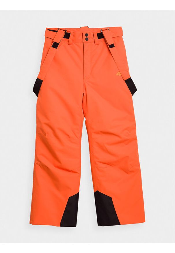 4f - 4F Spodnie narciarskie 4FJAW23TFTRM358 Pomarańczowy Regular Fit. Kolor: pomarańczowy. Materiał: syntetyk. Sport: narciarstwo