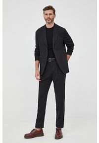 Sisley sweter męski kolor czarny lekki. Okazja: na co dzień. Kolor: czarny. Materiał: dzianina. Długość rękawa: długi rękaw. Długość: długie. Styl: casual #4