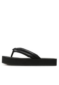 Calvin Klein Japonki Flatform Flip Flop W/Hw HW0HW1503 Czarny. Kolor: czarny. Materiał: skóra #3